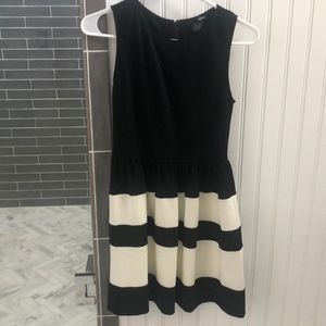 Black and white dress